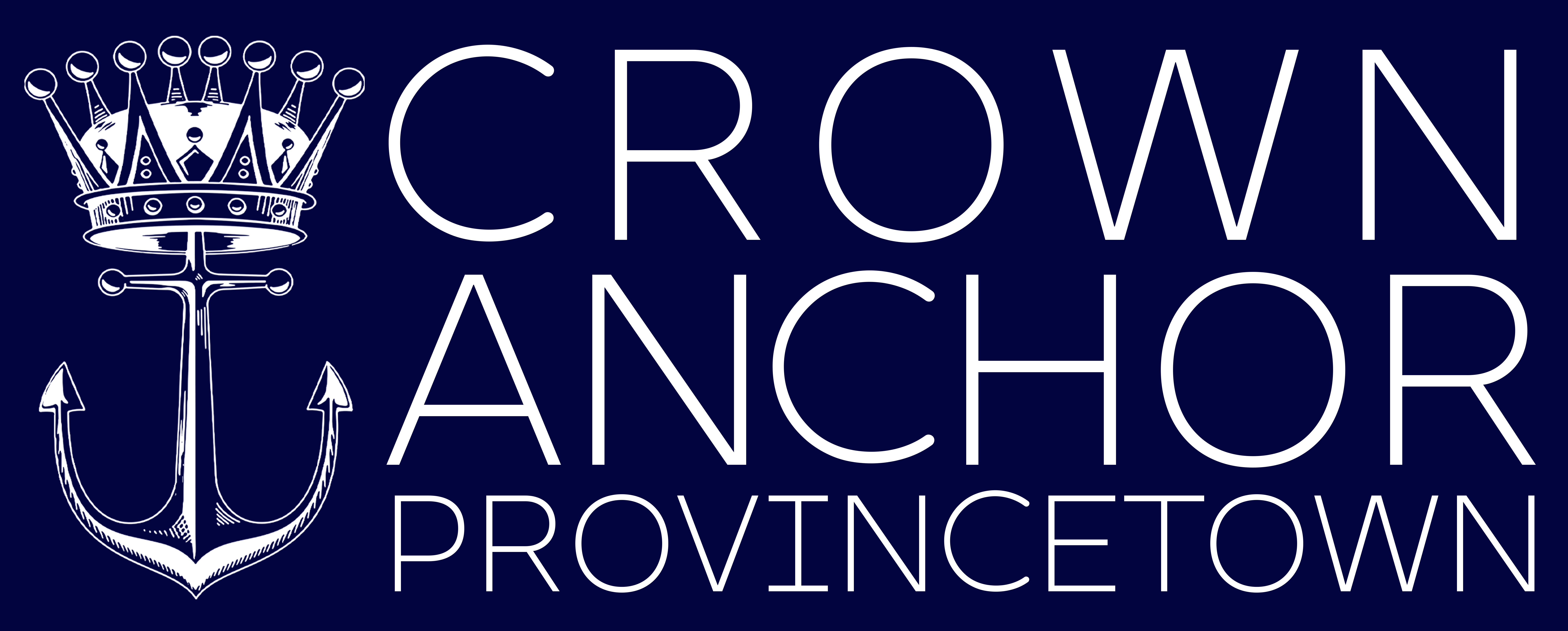 Crown & Anchor White With Blue Background (1)