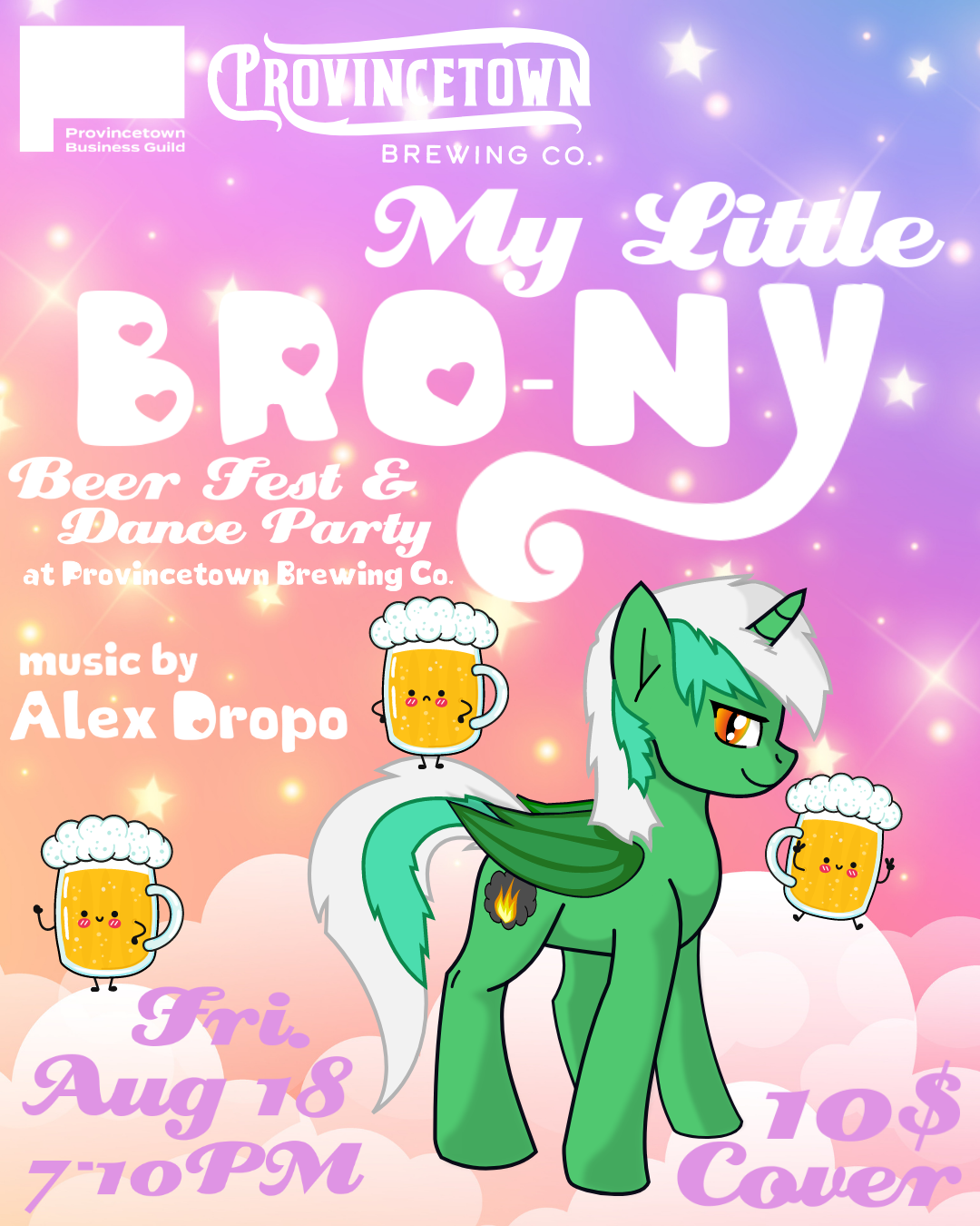 My Little BRO-NY! - Beer Fest & Dance Party at Provincetown Brewing Co. -  Provincetown Business Guild