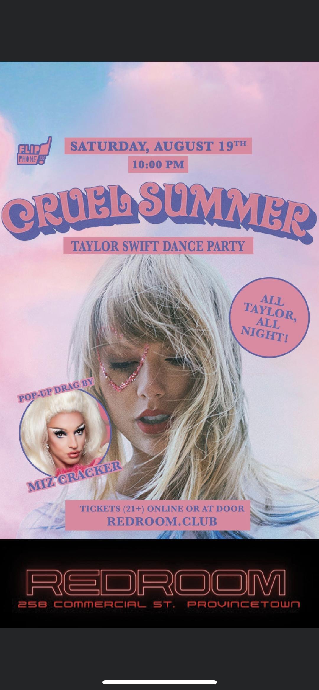 Taylor Swift Cruel Summer Best Gift Poster