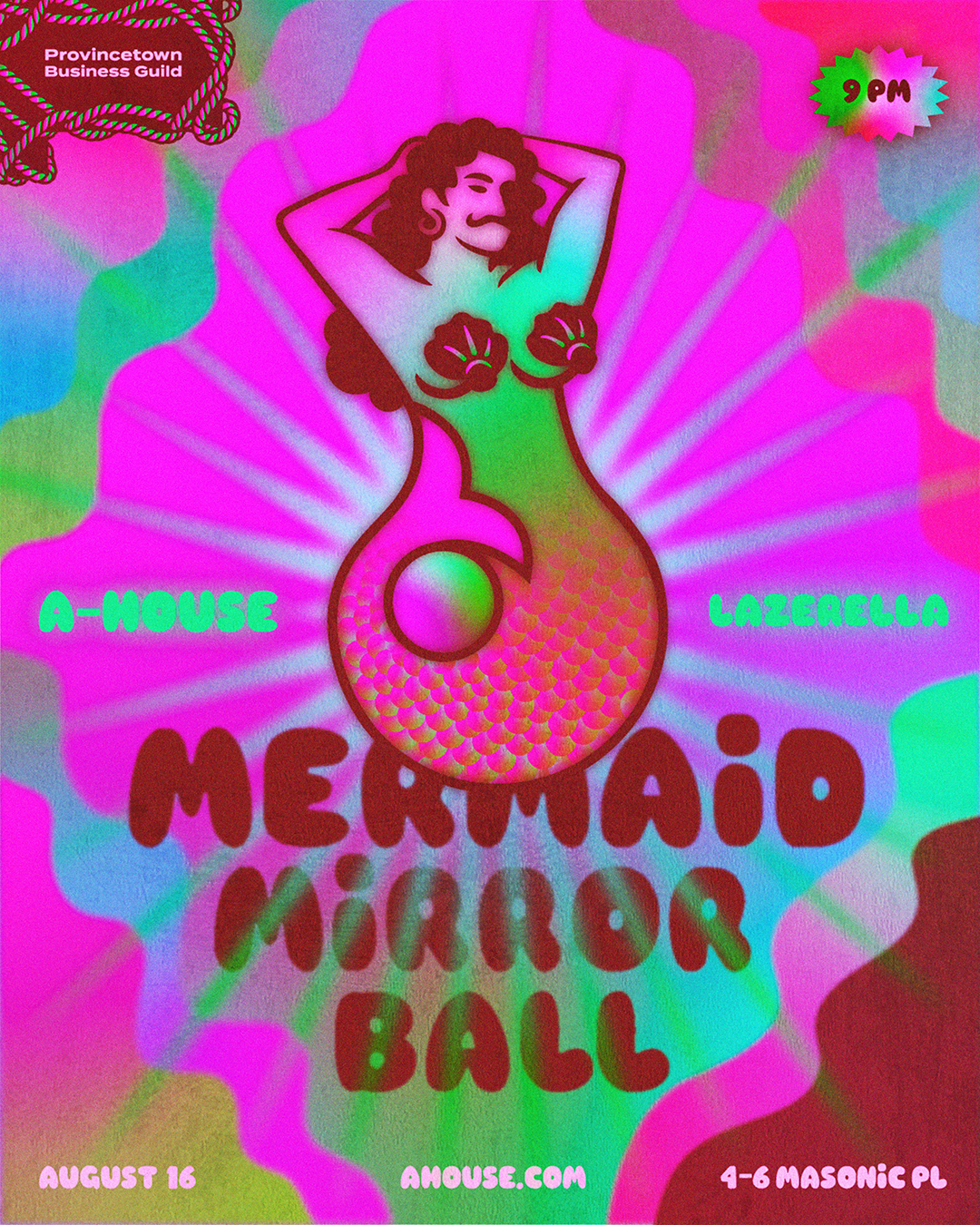 The Mermaid Mirror Ball | Official A-House Dance Party with DJ Lazerella