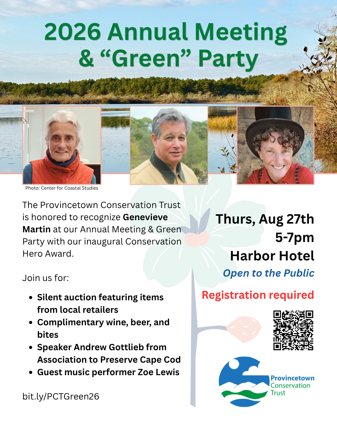 Provincetown Conservation Trust Annual Meeting and “Green” Party